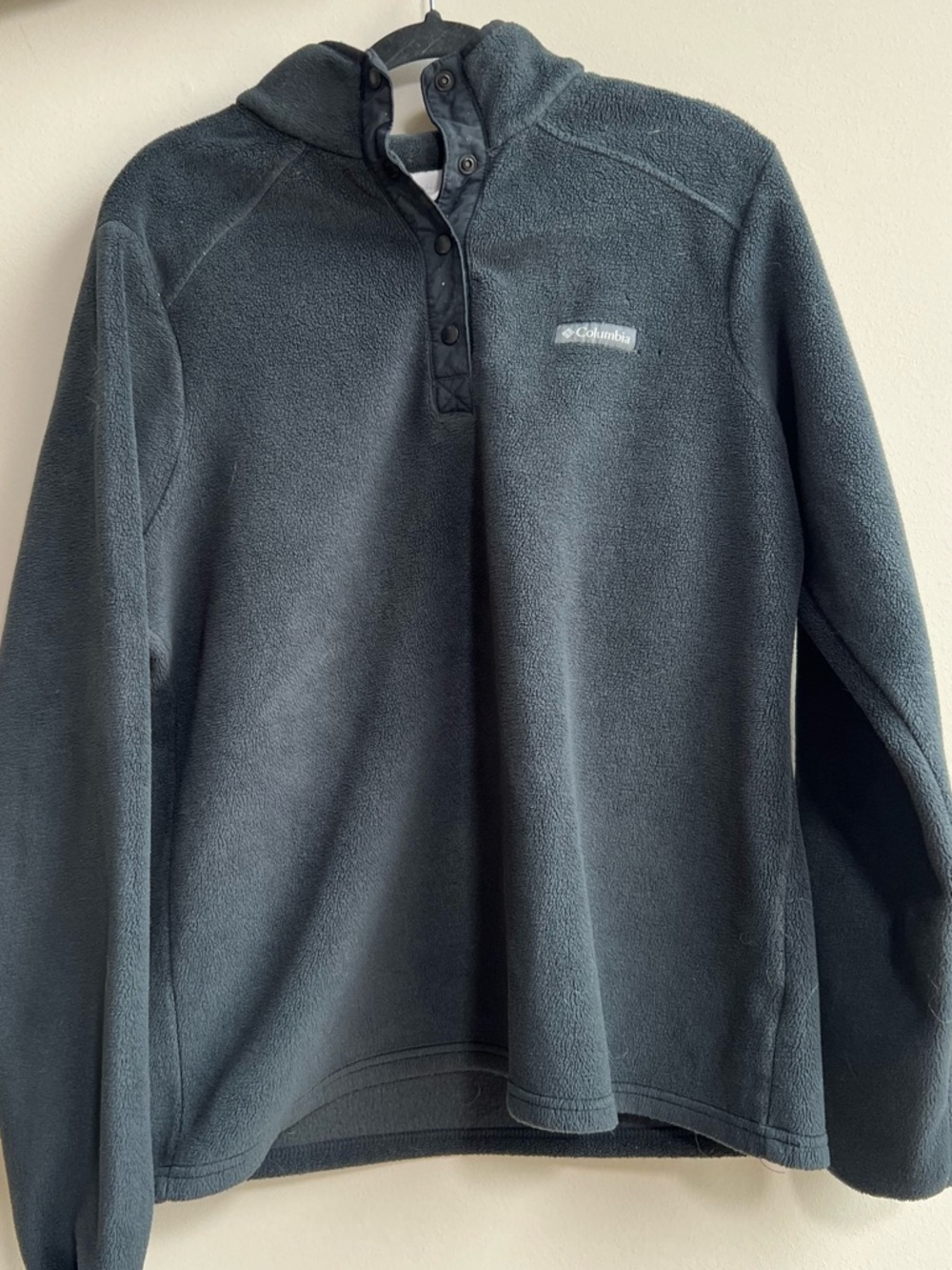 Columbia Dark Charcoal Quarter-Snap Fleece Pullover